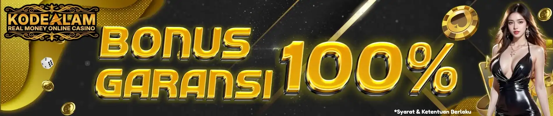 BONUS GARANSI KEKALAHAN